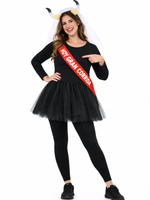 Disfraz De Novia Toro mujer- Disfraces Despedidas De Soltera - Disfraces despedida Soltera - Los mas vendidos