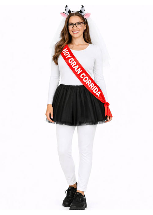 Disfraz De Novia Loca Con Banda - Disfraces Despedidas De Soltera