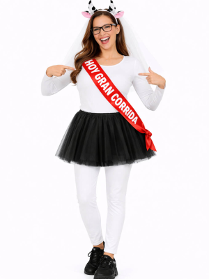 Disfraz De Novia Vaca mujer- Disfraces Despedidas De Soltera - Disfraces despedida Soltera - Los mas vendidos