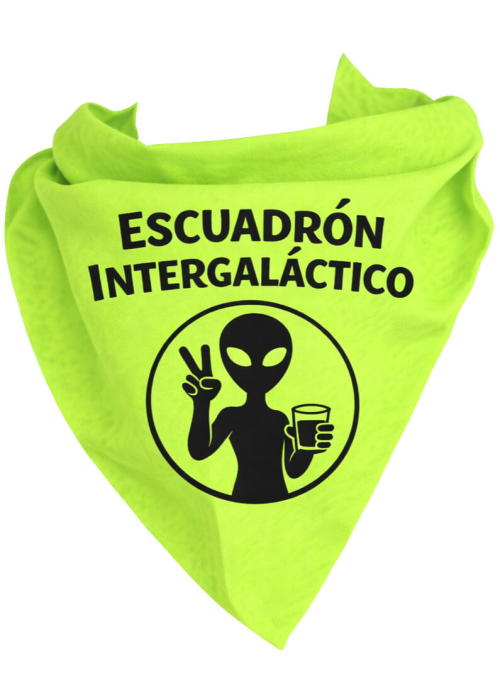 Pañuelo Para Despedidas Escuadron Intergalactico - Complementos Despedidas - Pañuelos y Corbatas para Despedidas