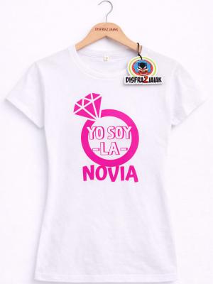 Camiseta Equipo Novia Rosa - Camisetas Despedida Soltera