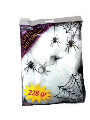 Buy Spider web White 228gr for only 3.80€ – costume Shop online