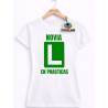 Camiseta Novia En Practicas Blanca - Camisetas Despedidas Soltera - Camisetas y Delantales para Despedidas