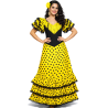 Disfraz De Sevillana Amarillo Y Negro - Disfraces Feria de Abril - Disfraces de Sevillana para Mujer