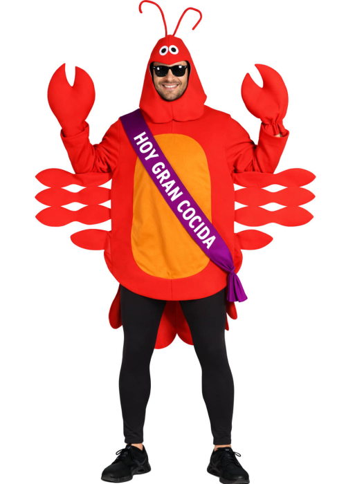 Disfraz De Langosta Cocida Hombre - Disfraces Despedidas De Soltero - Disfraces Despedida Soltero