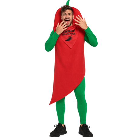Disfraz de Pimiento Despedida Picante Hombre - Disfraces Despedida de Soltero