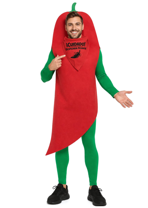 Disfraz De Pimiento Despedida Picante Hombre - Disfraces Despedida de Soltero - Disfraces despedida Soltero - Los mas vendidos