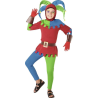 Disfraz De Bufon Arlequin Colores Niño - Disfraces Medievales - Disfraces de Payasos, Arlequines y Bufones