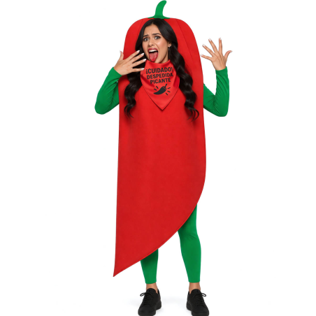 Disfraz de Pimiento Despedida Picante Mujer - Disfraces Despedida de Soltera