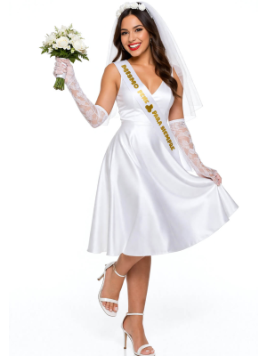 Disfraz De Novia con banda mujer - Disfraces Despedidas Soltera - Disfraces despedida Soltera - Los mas vendidos
