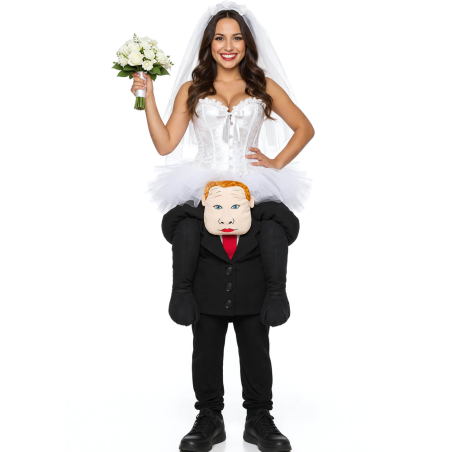 Disfraz De Novia A Hombros - Disfraces Despedida Soltera