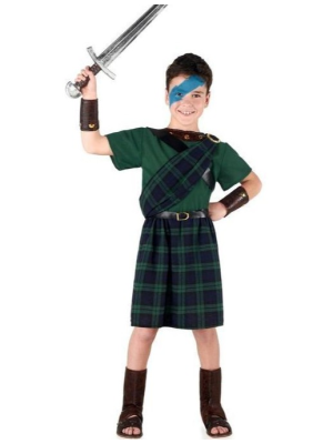 Comprar Disfraz de guerrero Escoces Niño - Disfraces Escoceses para Niños