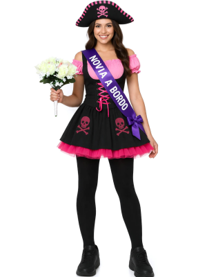 Disfraz de Pirata a Bordo Mujer - Disfraces de Despedida de Soltera