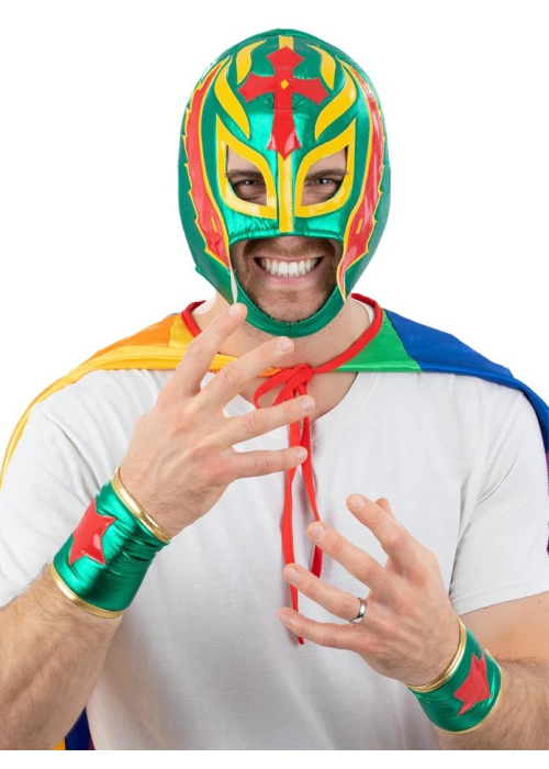 Mascara y Muñequeras de Lucha Libre - Complementos Mexicanos - Complementos Mexicanos