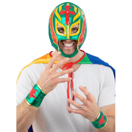 Mascara y Muñequeras de Lucha Libre - Complementos Mexicanos - Complementos Mexicanos