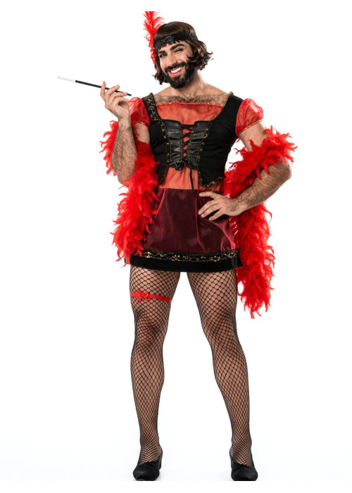 Disfraz De Cabaretera Hombre - Disfraces Despedida Soltero
