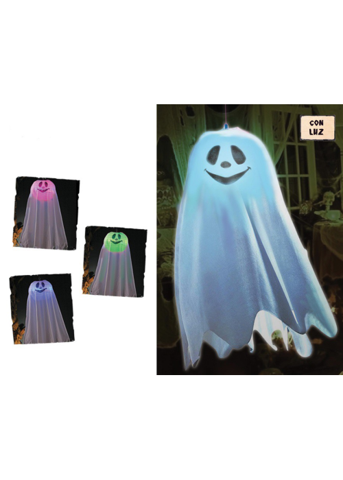 Muñeco Fantasma Colgante con Luz - Muñecos