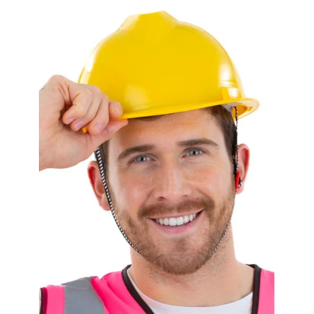 Casco Obrero Duro Amarillo - Complementos de Oficios