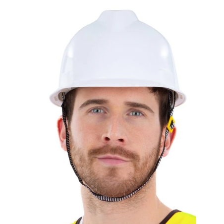Casco Obrero Duro Blanco - Complementos de Oficios