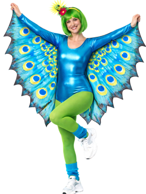 Disfraz De Pavo Real Brillo Mujer - Disfraces Divertidos - Disfraces despedida Soltera - Los mas vendidos