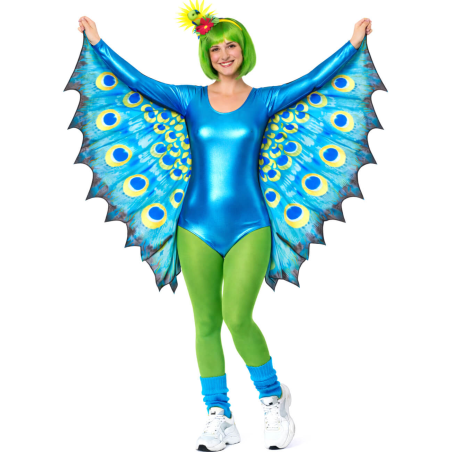 Disfraz De Pavo Real Brillo Mujer - Disfraces Divertidos - Disfraces despedida Soltera - Los mas vendidos