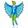 Disfraz de Pavo Real Brillo Mujer - Disfraces Divertidos
