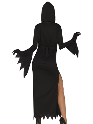 Disfraz De Asesina Tunica Negra Mujer -  Disfraces de Peliculas de Terror - Disfraces de Peliculas de Miedo para mujer