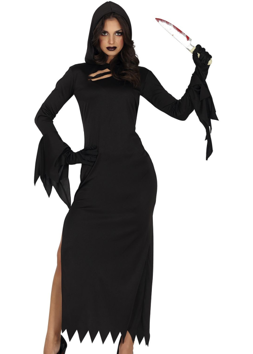 Comprar el Vestit de Albuginea Assassí Negre per només 13.50€ – vestit de Botiga en línia