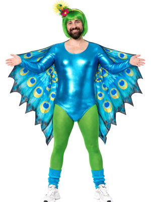 Disfraz De Pavo Real Brillo Hombre - Disfraces Divertidos