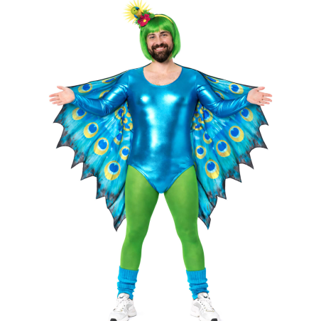 Disfraz De Pavo Real Brillo Hombre - Disfraces Divertidos - Disfraces de Animales de Hombre