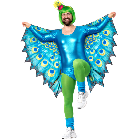 Disfraz De Pavo Real Brillo Hombre - Disfraces Divertidos - Disfraces de Animales de Hombre
