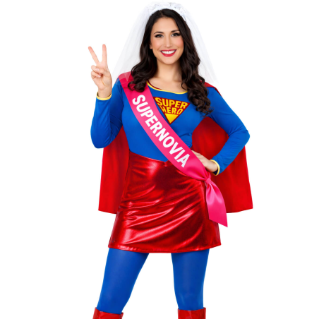 Disfraz De Super Novia Mujer - Disfraces Despedidas Soltera - Disfraces despedida Soltera - Los mas vendidos