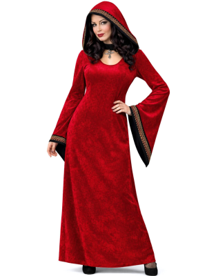 Disfraz De Hechicera Roja Mujer - Disfraces Medievales - Disfraces de Brujas y Hechiceros para Mujer