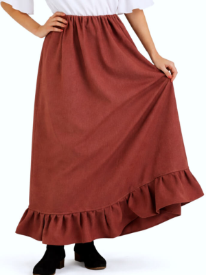 Falda Granate Medieval Mujer - Disfraces Medievales - Faldas y Pantalones