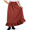 Falda Granate Medieval Mujer - Disfraces Medievales - Faldas y Pantalones