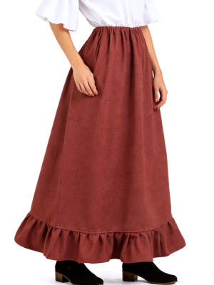 Falda Granate Medieval Mujer - Disfraces Medievales - Faldas y Pantalones