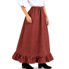 Falda Granate Medieval Mujer - Disfraces Medievales - Faldas y Pantalones