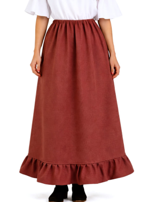 Falda Granate Medieval Mujer - Disfraces Medievales - Faldas y Pantalones