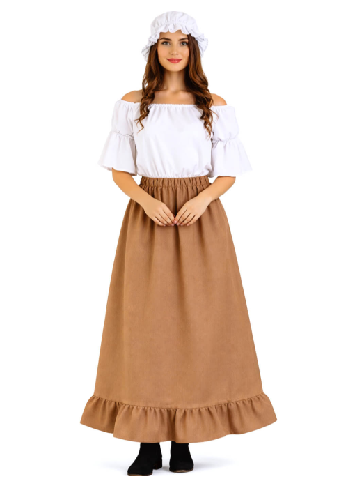 Disfraz de Mesonera Marron Mujer - Disfraces Medievales
