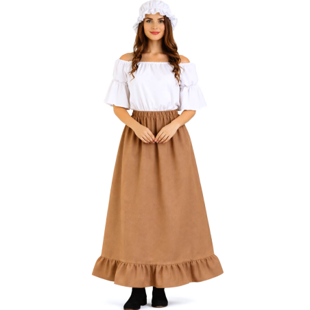 Disfraz de Mesonera Marron Mujer - Disfraces Medievales - Disfraces Medievales para Mujer