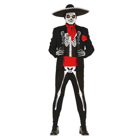 Disfraz de Mariachi Esqueleto - Disfraces de Esqueleto para Hombre