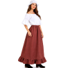 Disfraz de Mesonera Granate Mujer - Disfraces Medievales