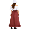 Disfraz de Mesonera Granate Mujer - Disfraces Medievales