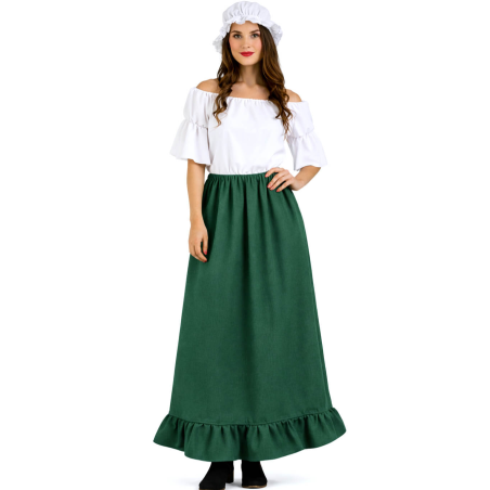 Disfraz de Mesonera Verde Mujer - Disfraces Medievales - Disfraces Medievales para Mujer