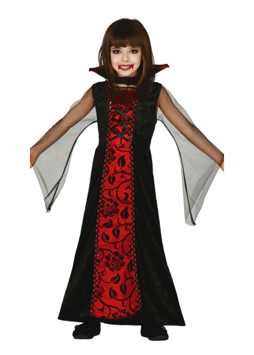 Disfraz de Vampiresa Clasica para Niña - Disfraces Halloween Vampiros