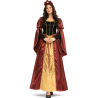Disfraz De Reina Medieval Granate - Disfraces Medievales - Disfraces Medievales para Mujer