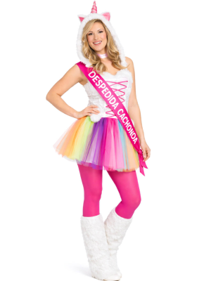 Disfraz De Unicornio Con Banda -  Disfraces Despedidas De Soltera - Disfraces despedida Soltera - Los mas vendidos