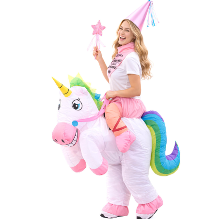 Disfraz de Unicornio Hinchable Mujer - Disfraces Despedidas de Soltera