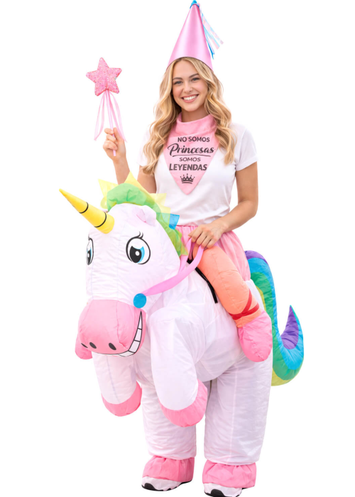 Disfraz de Unicornio Hinchable Mujer - Disfraces Despedidas de Soltera