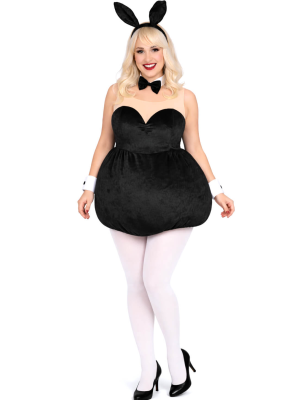 Disfraz de Conejita Playboy Gorda Mujer - Disfraces Despedidas de Soltera